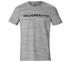 Мужская футболка Audi quattro Mens T-Shirt, Grey